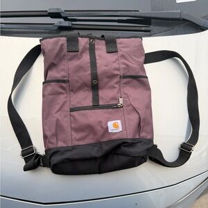 Carhartt Men's Burgundy and Black Backpack